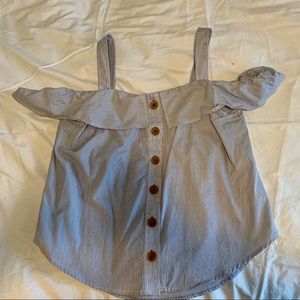 Anthropologie Maeve off the shoulder top 12